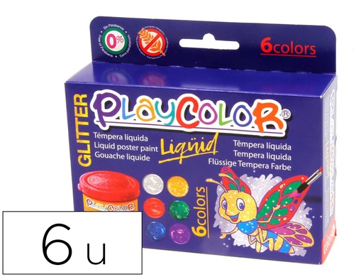 PLAYCOLOR - Liqüid Pintura para carteles 40 ml 6 pieza(s) (Ref.20221)