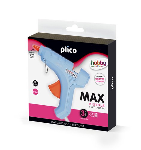 PLICO - PISTOLA de COLA TERMOFUSIBLE MAX 60W (Ref.1642)