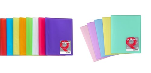 POLIPLAS - CARPETA FUNDAS (TARIFARIO) GRAFOPLAS PP FLEXIBLE TRANS. Fº 50 F. MALVA (Ref.1461235)