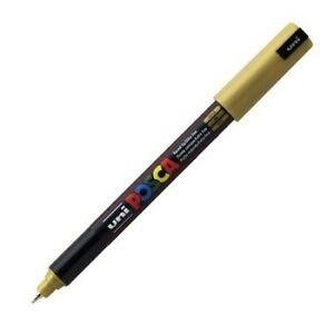 POSCA - MARCADOR T.OPACA NO PERM. UNI 0,7 EF (PC-1MR) ORO (Ref.265322000/089912000)