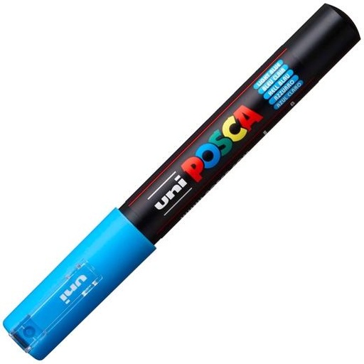 POSCA - MARCADOR T.OPACA NO PERM. UNI 0,7 F (PC-1M) AZUL CLARO (Ref.264937000/017830000)