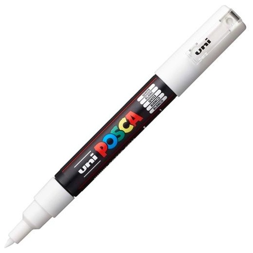POSCA - MARCADOR T.OPACA NO PERM. UNI 0,7 F (PC-1M) BLANCO (Ref.264895000/017756000)