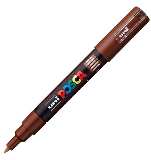 POSCA - MARCADOR T.OPACA NO PERM. UNI 0,7 F (PC-1M) MARRON (Ref.264986000/017889000)