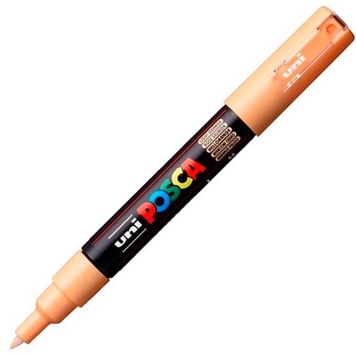 POSCA - MARCADOR T.OPACA NO PERM. UNI 0,7 F (PC-1M) NARANJA CLARO (Ref.265033000/167767000)