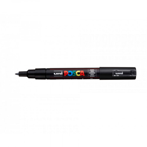 POSCA - MARCADOR T.OPACA NO PERM. UNI 0,7 F (PC-1M) NEGRO (Ref.264994000/017897000)
