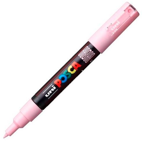 POSCA - MARCADOR T.OPACA NO PERM. UNI 0,7 F (PC-1M) ROSA CLARO (Ref.265132000/167783000)