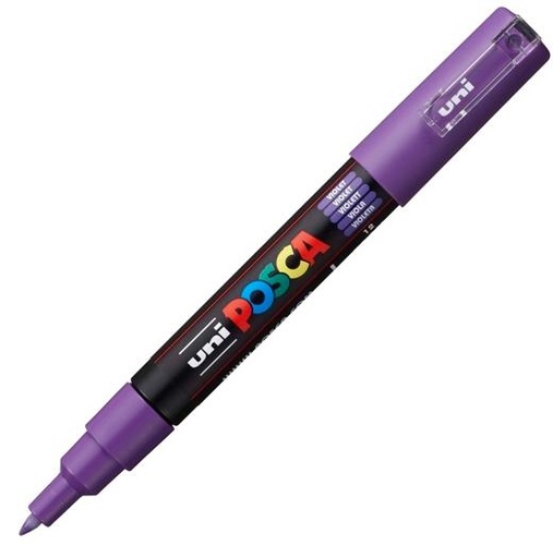 POSCA - MARCADOR T.OPACA NO PERM. UNI 0,7 F (PC-1M) VIOLETA (Ref.264952000/017855000)