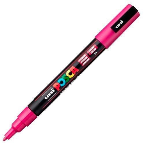 POSCA - MARCADOR T.OPACA NO PERM. UNI 0,9 (PC-3M) FUCSIA (Ref.264036000/202341000)