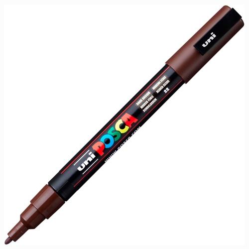 POSCA - MARCADOR T.OPACA NO PERM. UNI 0,9 (PC-3M) MARRON OSCURO (Ref.263947000/202317000)