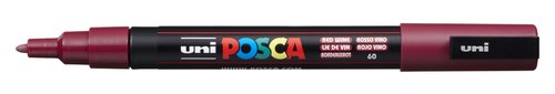POSCA - MARCADOR T.OPACA NO PERM. UNI 0,9 (PC-3M) VINO (Ref.263822000/123695000)