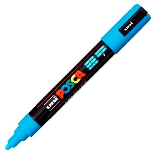 POSCA - MARCADOR T.OPACA NO PERM. UNI 1,8 (PC-5M) AZUL CLARO (Ref.264226000/152694000)