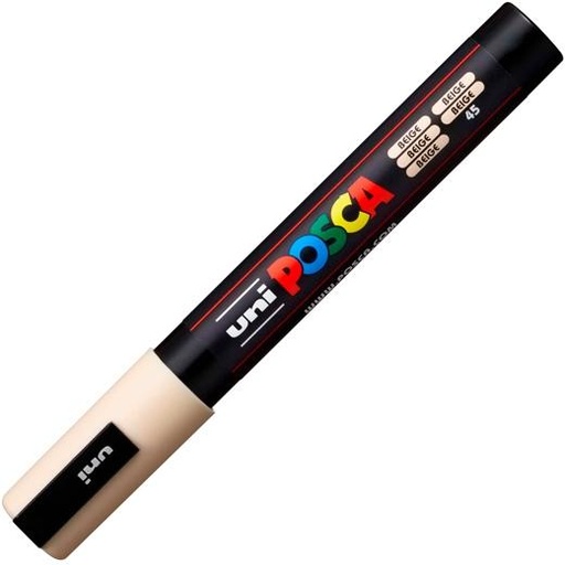 POSCA - MARCADOR T.OPACA NO PERM. UNI 1,8 (PC-5M) BEIGE (Ref.264390000/107466000)