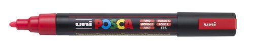 POSCA - MARCADOR T.OPACA NO PERM. UNI 1,8 (PC-5M) FLUOR ROJO (Ref.264549000/198044000)