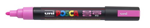 POSCA - MARCADOR T.OPACA NO PERM. UNI 1,8 (PC-5M) FLUOR ROSA (Ref.264606000/198077000)