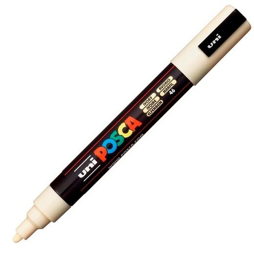 POSCA - MARCADOR T.OPACA NO PERM. UNI 1,8 (PC-5M) MARFIL (Ref.264382000/107458000)