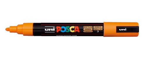POSCA - MARCADOR T.OPACA NO PERM. UNI 1,8 (PC-5M) NARANJA MEDIO (Ref.264184000/152652000)