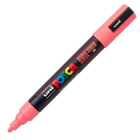 POSCA - MARCADOR T.OPACA NO PERM. UNI 1,8 (PC-5M) ROSA CORAL (Ref.264499000/198028000)