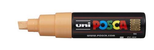 POSCA - MARCADOR T.OPACA NO PERM. UNI 8,0 (PC-8K) NARANJA CLARO (Ref.707695000)