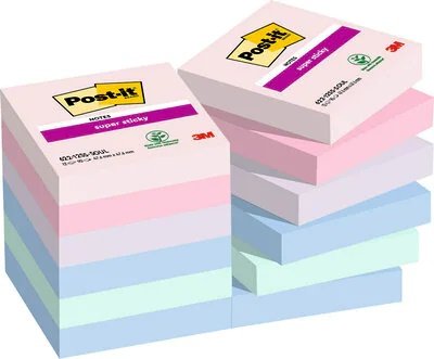 POST-IT - TACO NOTAS 622 47,6x47,6 P/6 (Ref. 622-12SS-SOUL)