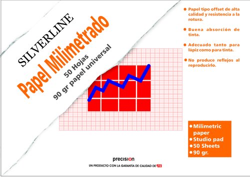 PRECISION - BLOCK DE DIBUJO CG MILIMETRADO A4 50h MOD.500 (Ref.1235150101)