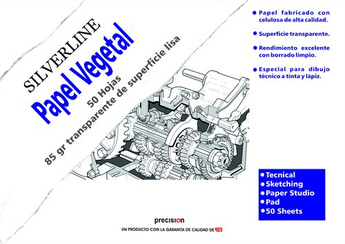 PRECISION - BLOCK DE DIBUJO CG VEGETAL A3 50h 80g MOD.301 (Ref.1235100102)