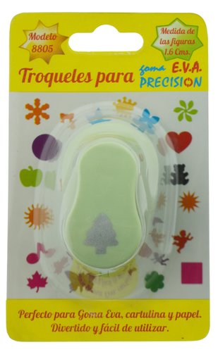 PRECISION - TALADRO GOMA EVA 1,6 cm. ARBOL (pino) (Ref.1478001013)