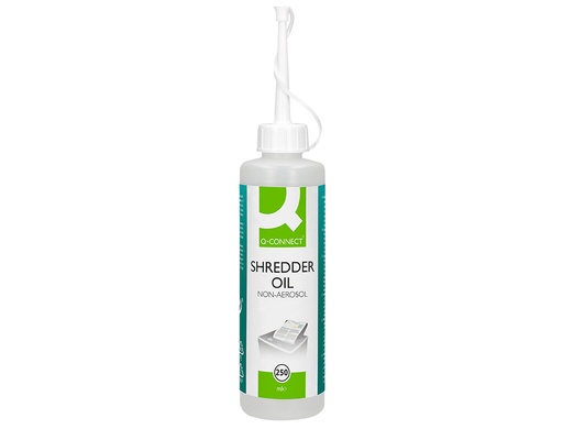 Q-CONNECT - ACEITE LUBRICANTE PARA DESTRUCTORA DE DOCUMENTOS BOTE DE 250 ML (Ref.KF03685)