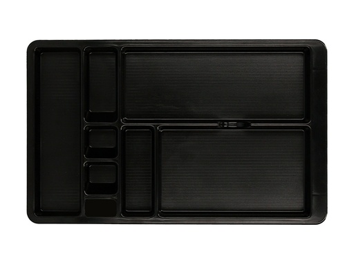 Q-CONNECT - BANDEJA ORGANIZADORA DE CAJONES COLOR NEGRO 364X225X21 MM (Ref.KF16943)