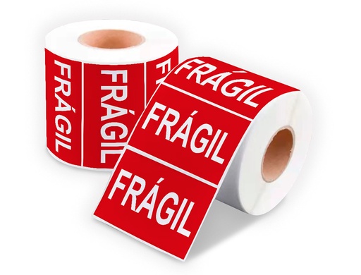 Q-CONNECT - ETIQUETA FRAGIL 50X100 MM ROLLO DE 200 UNIDADES (Ref.KF10976)