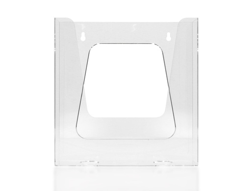 Q-CONNECT - EXPOSITOR MURAL METACRILATO UN COMPARTIMENTO DIN A4 TRANSPARENTE 225X50X244 MM (Ref.KF16793)