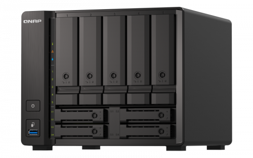QNAP - servidor de almacenamiento NAS Tower Ethernet Negro V1500B (Ref.TS-H973AX-8G)