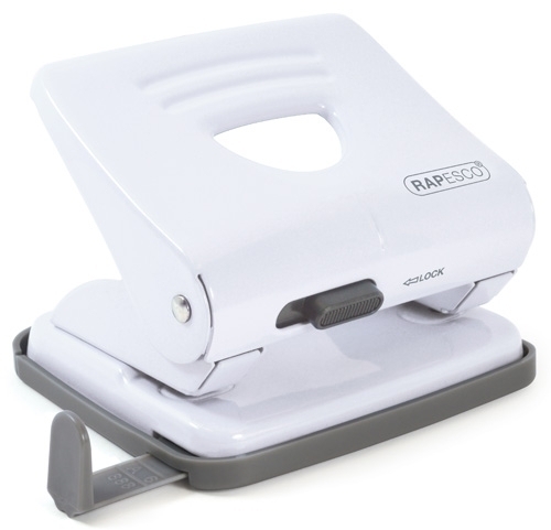 RAPESCO - TALADRO 2 P. 825 METALICO (25 hojas) BLANCO (Ref.1399)