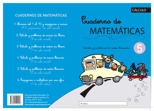 REBOST - CUADERNO (CAS.) MATEMATICAS Nº 5 (Ref.MAT.Nº5)