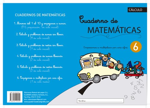 REBOST - CUADERNO (CAS.) MATEMATICAS Nº 6 (Ref.MAT.Nº6)