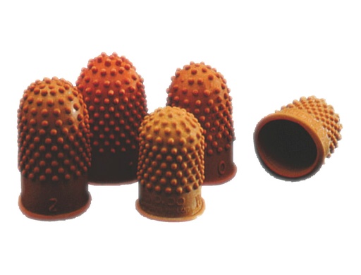 REXEL - DEDILES de GOMA TALLA 00 CAJA de 10 (Ref.23520303 (Nº 00))