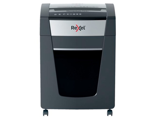 REXEL - DESTRUCTORA DE DOCUMENTOS MOMENTUM EXTRA P515+ CAPACIDAD CORTE 15 H P5 DESTRUYE GRAPAS CLIPS CD Y (Ref.2021515MEU)