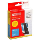 RICOH - G700 Tinta gel Type RC-C21 Cian alta capacidad (Ref.402279)