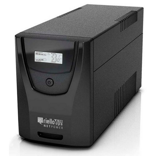 RIELLO - SAI NETPOWER 1000 USB & SERIE DISPLAY 6 IEC INTERACTIVO (Ref.48052)
