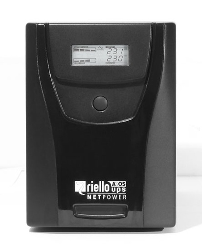 RIELLO - SAI NETPOWER 2000 USB & SERIE DISPLAY 6 IEC INTERACTIVO (Ref.48053)
