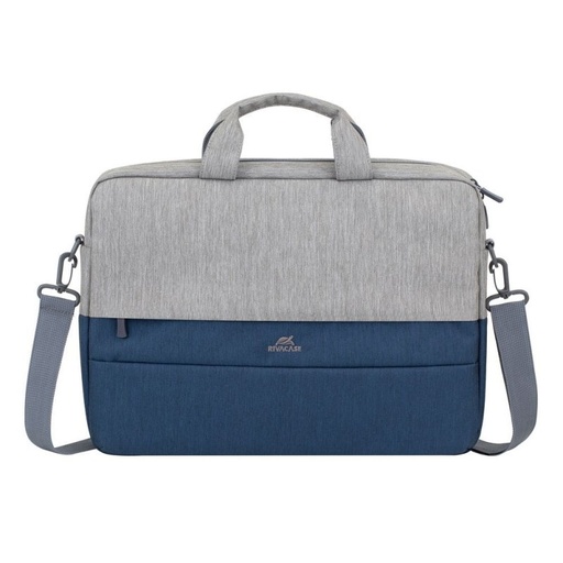 RIVACASE - 7532 Grey/blue Prater Maletín 15,6" gris- (Ref.7532 grey/dark blue)