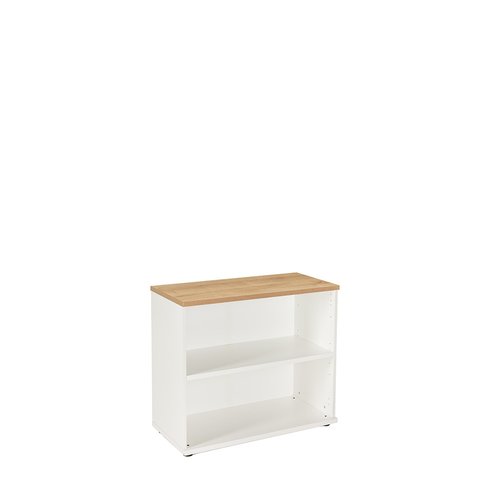 ROCADA - ARMARIO ABIERTO 78x90x45 ESTRUCTURA BLANCO Y TAPA ROBLE (Ref.1004AW08)