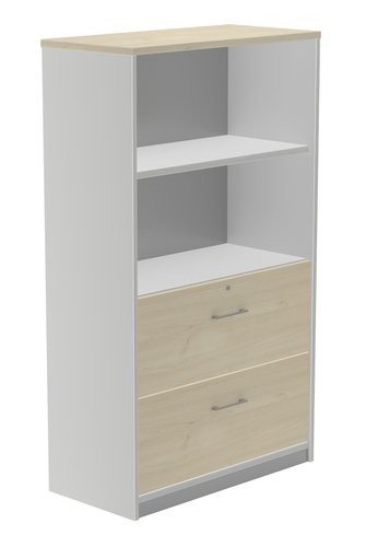 ROCADA - ARMARIO CARPETERO 156x90x45 ESTRUCTURA ALUMINIO FRONTAL Y TAPA ROBLE (Ref.1056AB08)