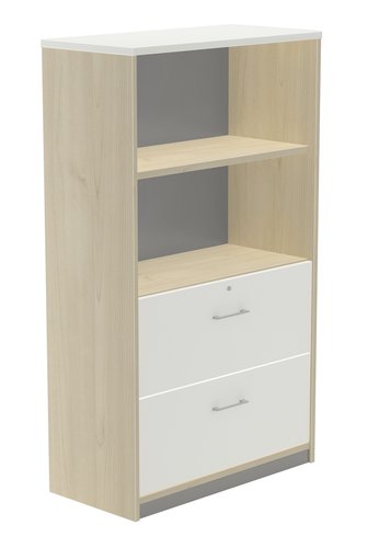 ROCADA - ARMARIO CARPETERO 156x90x45 ESTRUCTURA HAYA FRONTAL Y TAPA BLANCO (Ref.1056AA04)