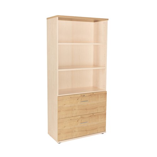 ROCADA - ARMARIO CARPETERO 195x90x45 ESTRUCTURA HAYA FRONTAL Y TAPA ROBLE (Ref.1102AA08)