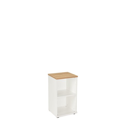 ROCADA - ARMARIO COLUMNA 78x45x45 ESTRUCTURA BLANCO Y TAPA ROBLE (Ref.1007AW08)