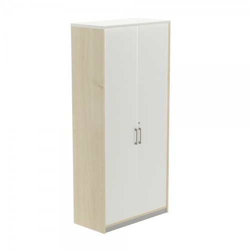 ROCADA - ARMARIO CON PUERTAS 195x90x45 ESTRUCTURA HAYA PUERTAS Y TAPA BLANCO (Ref.1104AA04)