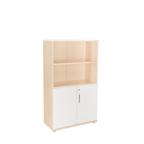 ROCADA - ARMARIO CON PUERTAS BAJAS 156x90x45 ESTRUCTURA HAYA Y TAPA BLANCO (Ref.1057AA04)