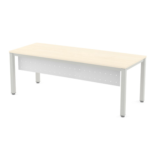 ROCADA - FALDÓN METÁLICO BLANCO PARA MESA DE OFICINA SERIE EXECUTIVE, BLANCA Y TOTAL 200CM. (Ref.2942W)
