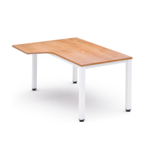 ROCADA - MESA DE OFICINA SERIE EXECUTIVE FORMA L IZQUIERDA 160X120 BLANCO/ROBLE (Ref.2053AM08)