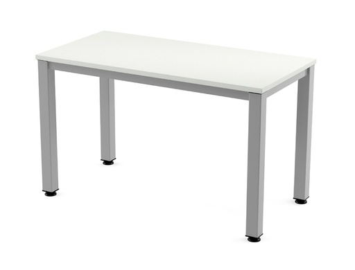 ROCADA - MESA EXECUTIVE 120x60 ESTRUCTURA ALUMINIO TABLERO MELAMINA BLANCO (Ref.2000AD04)